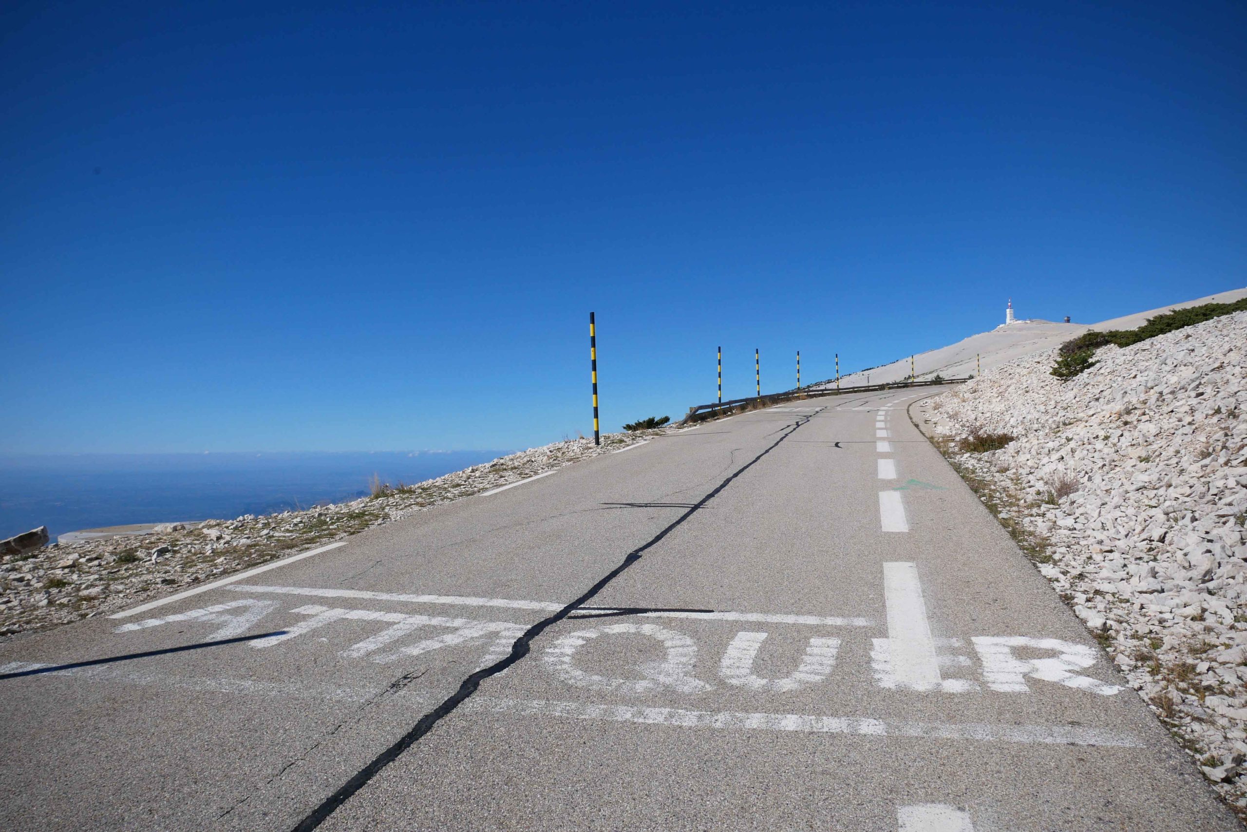 ascension du ventoux à vélo